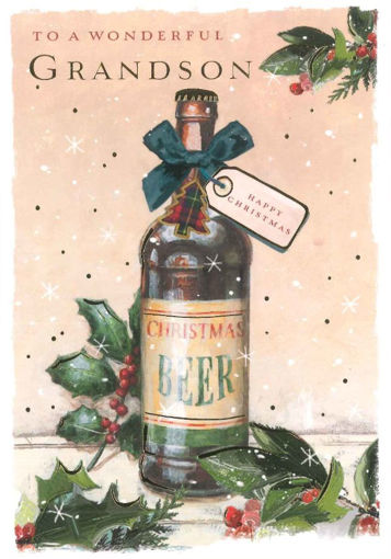 Picture of WONDERFUL GRANDSON CHRISTMAS CARD